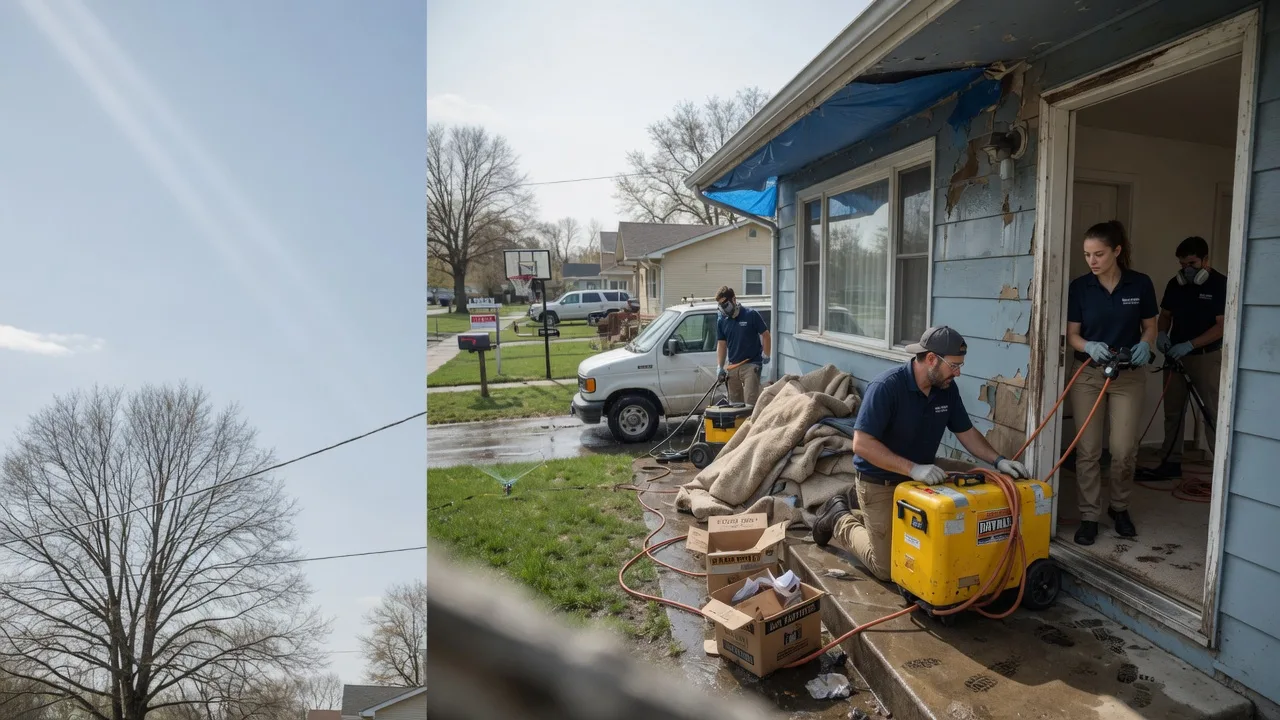 Basement Flood Cleanup in Monahans, TX near me